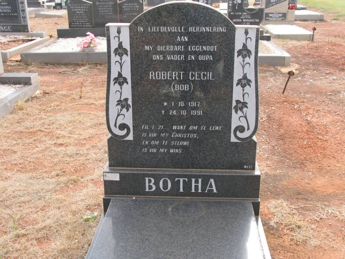 BOTHA Robert Cecil 1917-1991