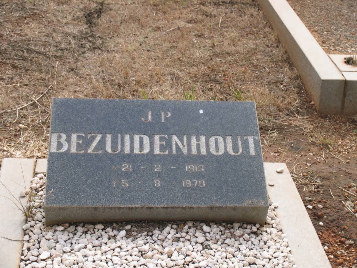 BEZUIDENHOUT J.P. 1913-1979