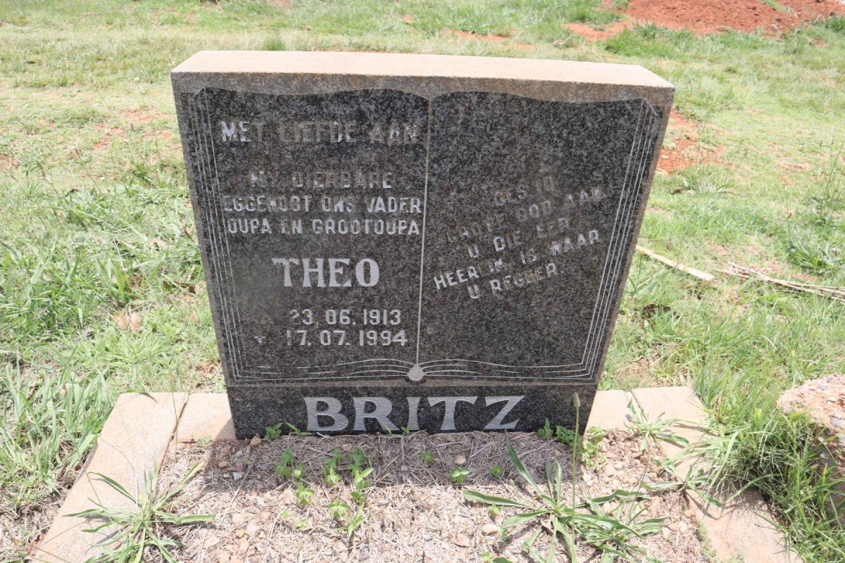 BRITZ Theo 1913-1994