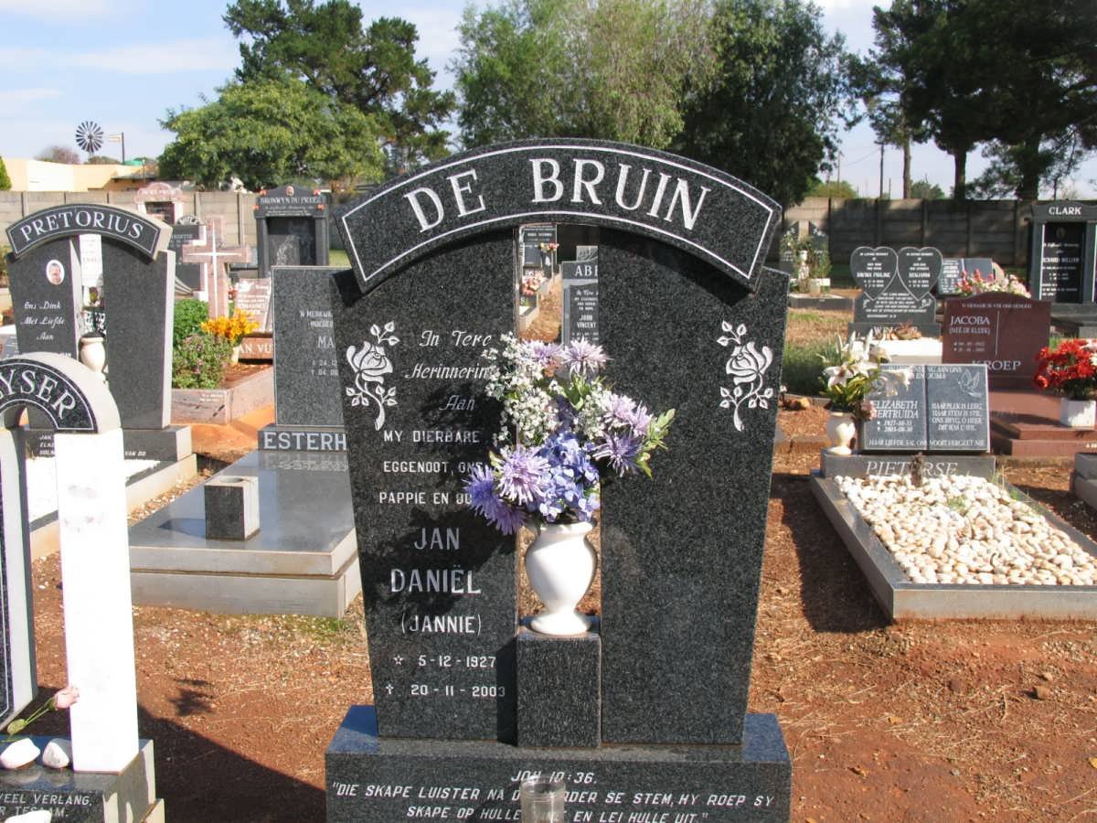 BRUIN Jan Daniel, de 1927-2003