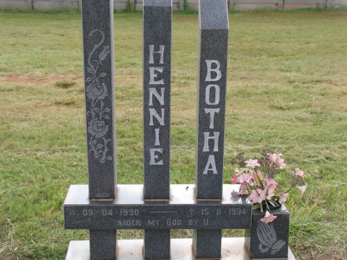 BOTHA Hennie 1930-1994