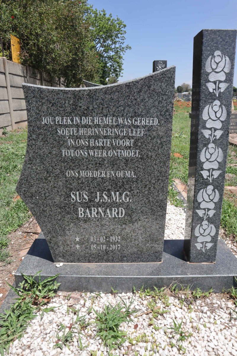 BARNARD J.S.M.G. 1932-2017