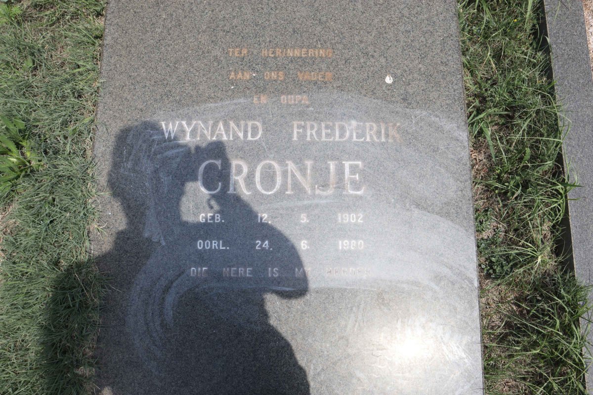 CRONJE Wynand Frederik 1902-1980