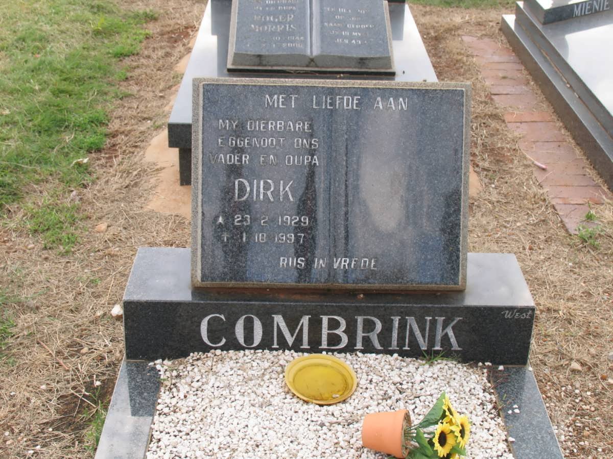 COMBRINK Dirk 1929-1997