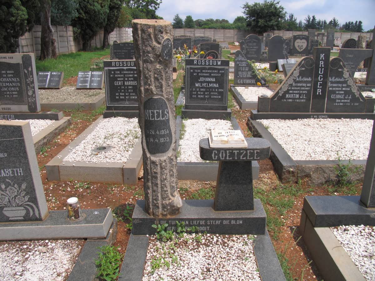 COETZEE Neels 1954-1973