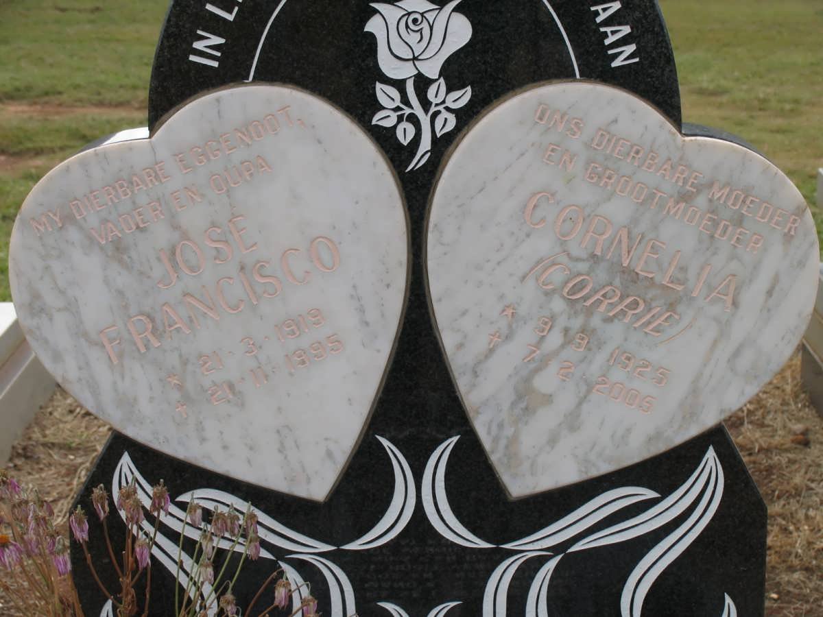 CAPAZORIO Jose Francisco 1919-1995 &amp; Cornelia 1925-2005