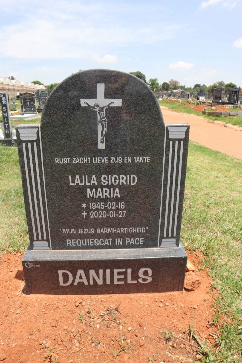 DANIELS Lajla Sigrid Maria 1945-2020