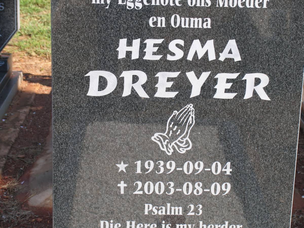 DREYER Hesma 1939-2003