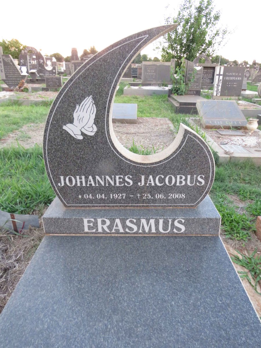ERASMUS Johannes Jacobus 1927-2008