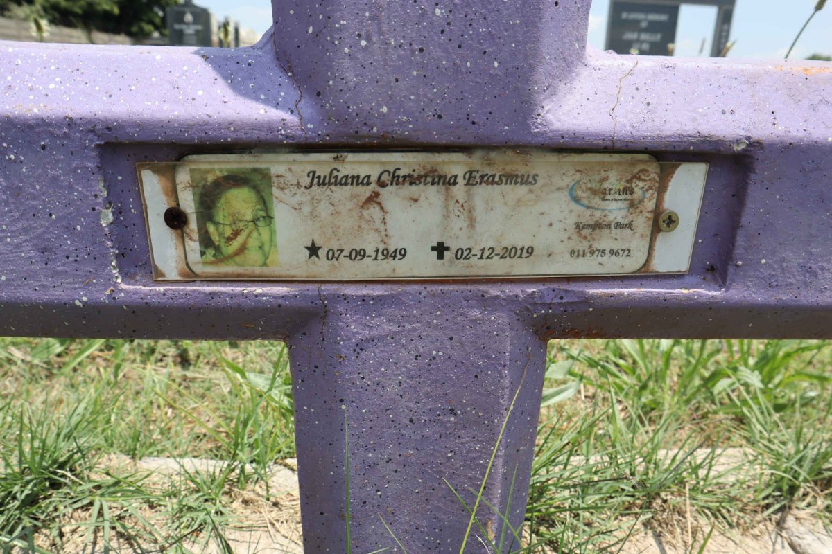ERASMUS Juliana Christina 1949-2019