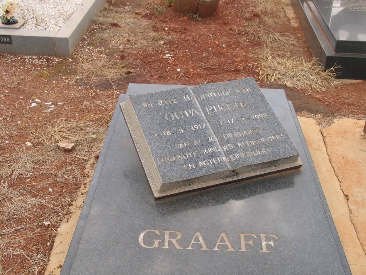 GRAAFF Pikkie 1917-1998