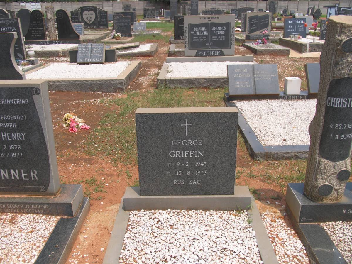 GRIFFIN George 1947-1973