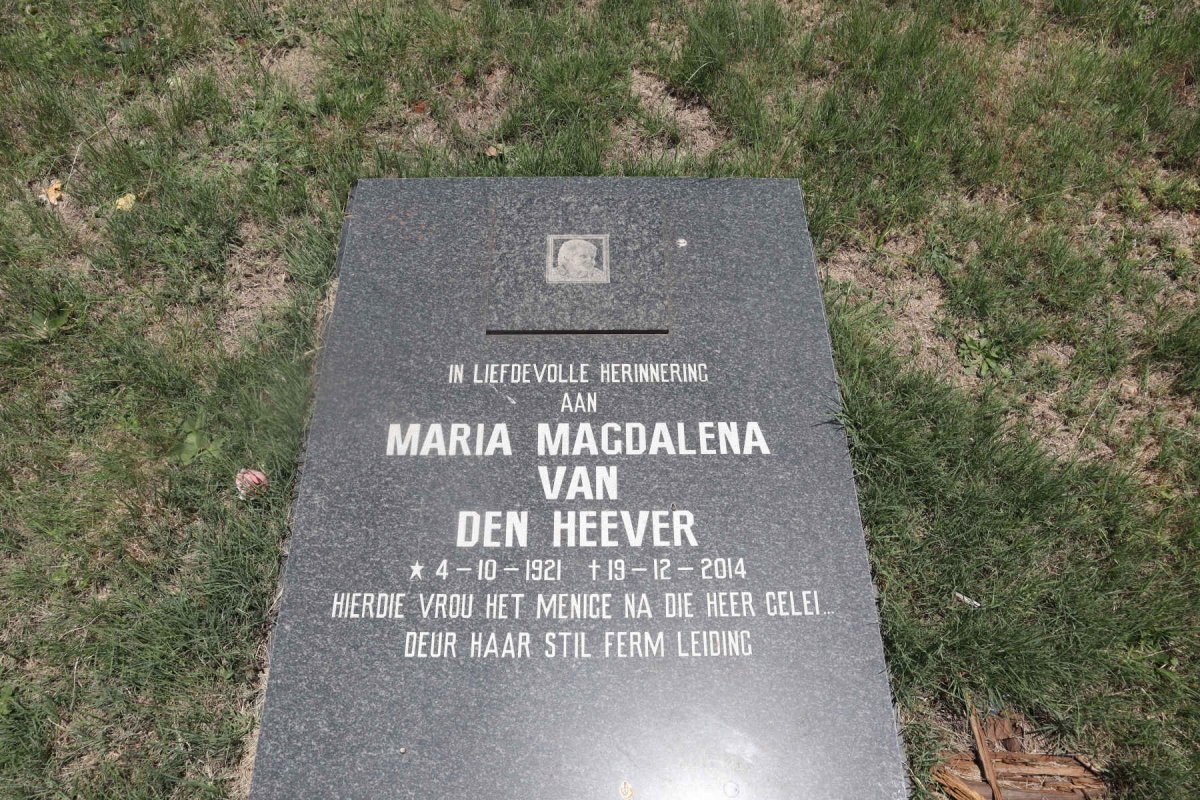 HEEVER Maria Magdalena, van den 1921-2014
