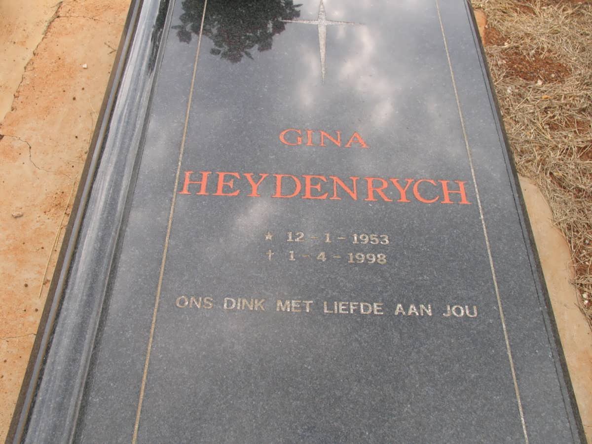 HEYDENRYCH Gina 1953-1998