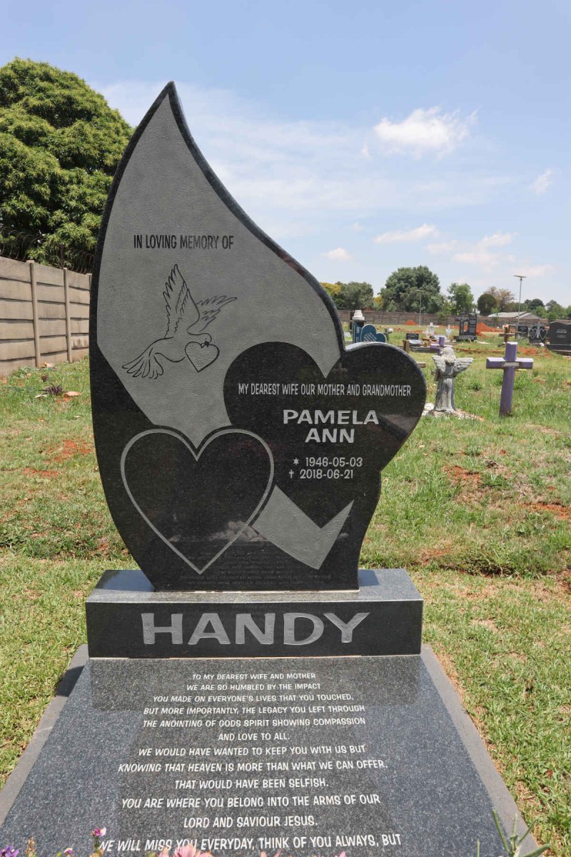 HANDY Pamela Ann 1946-2018