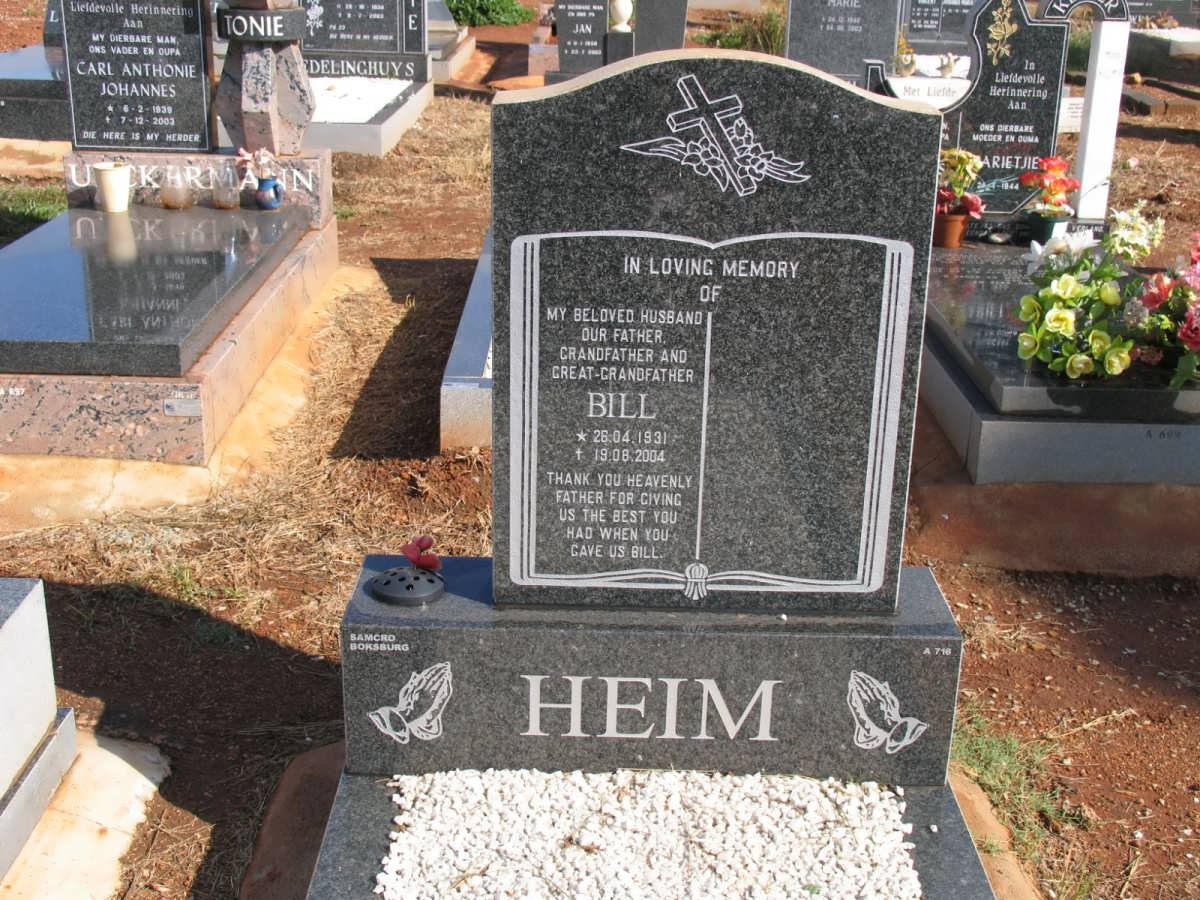 HEIM Bill 1931-2004
