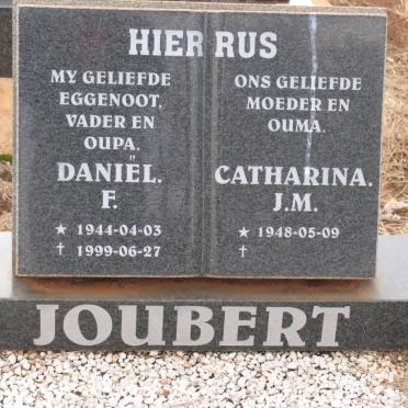 JOUBERT Daniel F. 1944-1999 &amp; Catharina J.M. 1948-