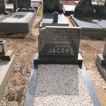 JACOBS Johannes Jacobus 1940-1991