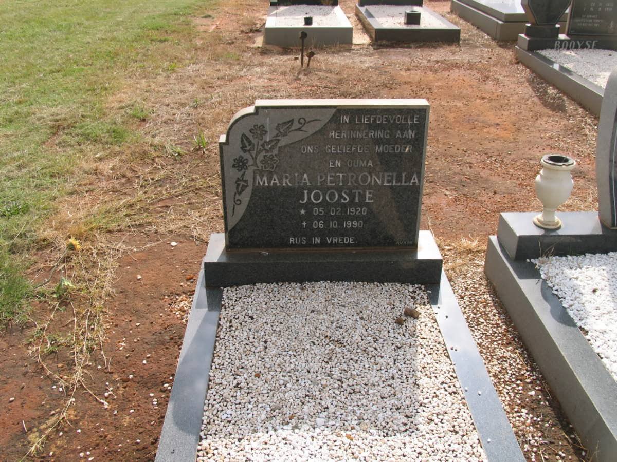 JOOSTE Maria Petronella 1920-1990