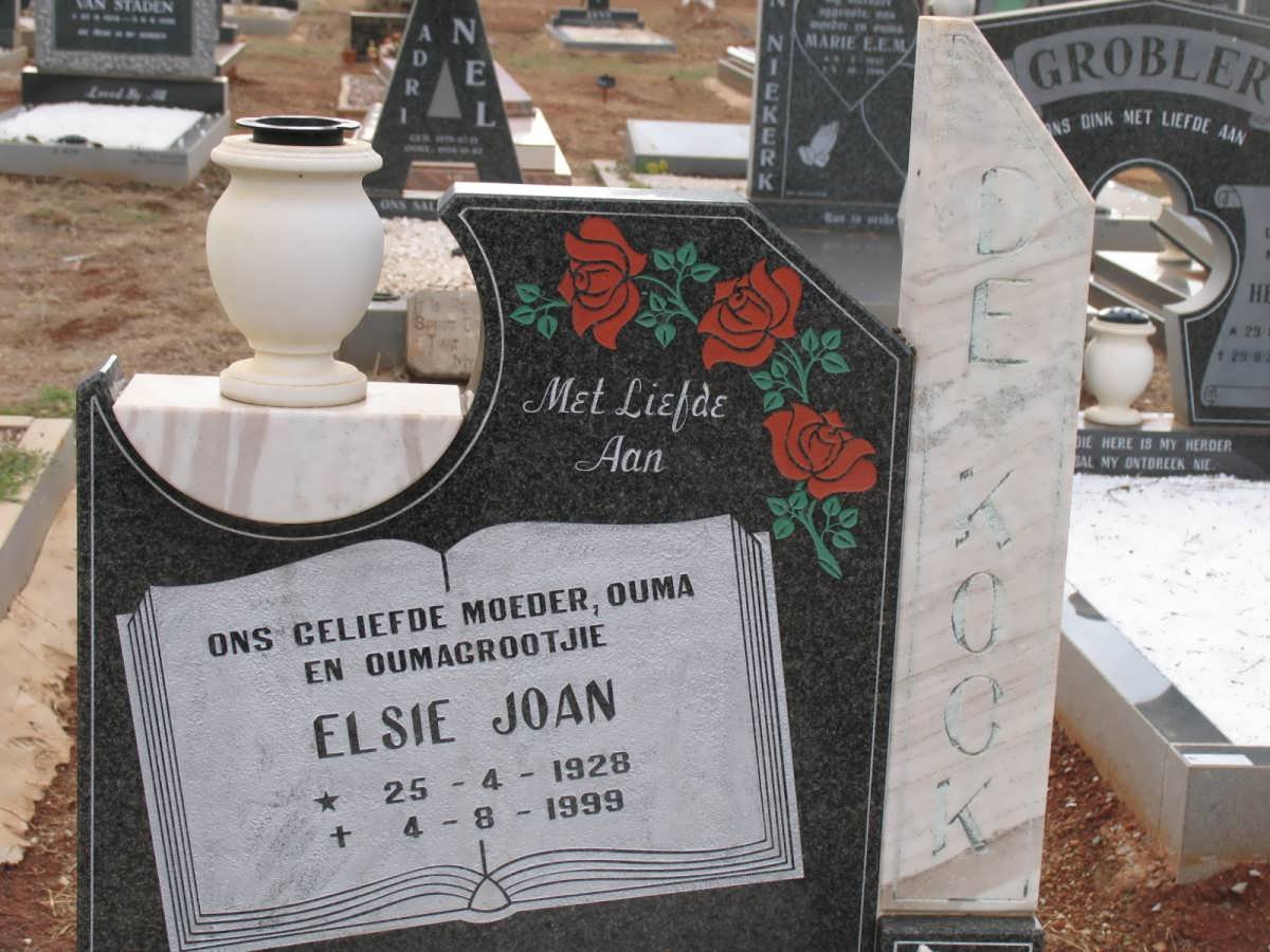 KOCK Elsie Joan, de 1928-1999