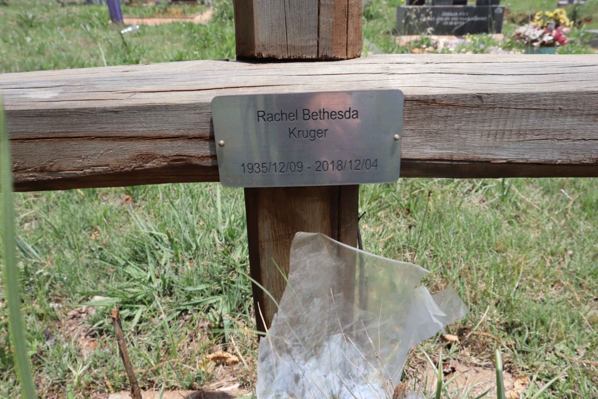 KRUGER Rachel Bethesta 1935-2018