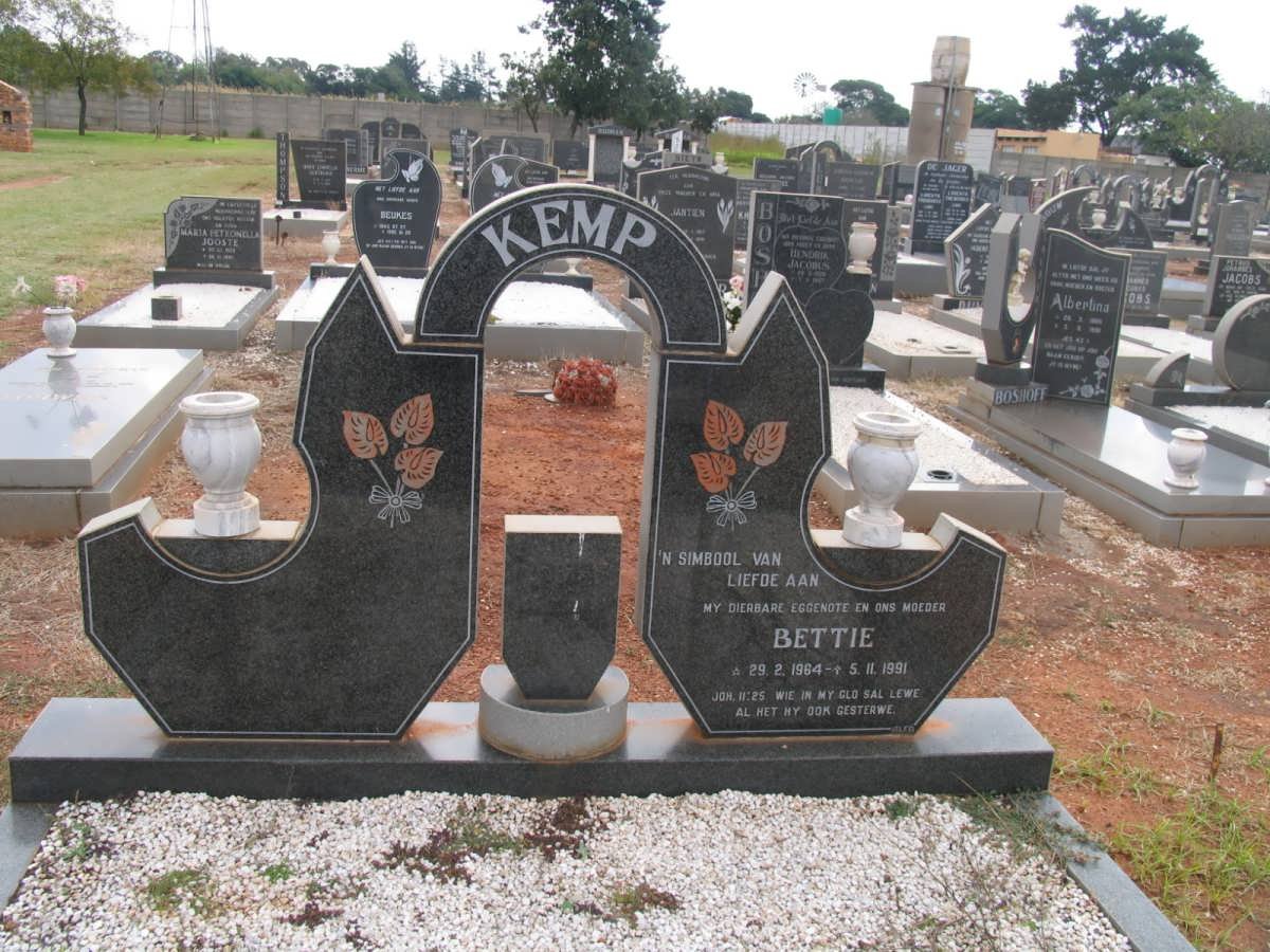 KEMP Bettie 1964-1991