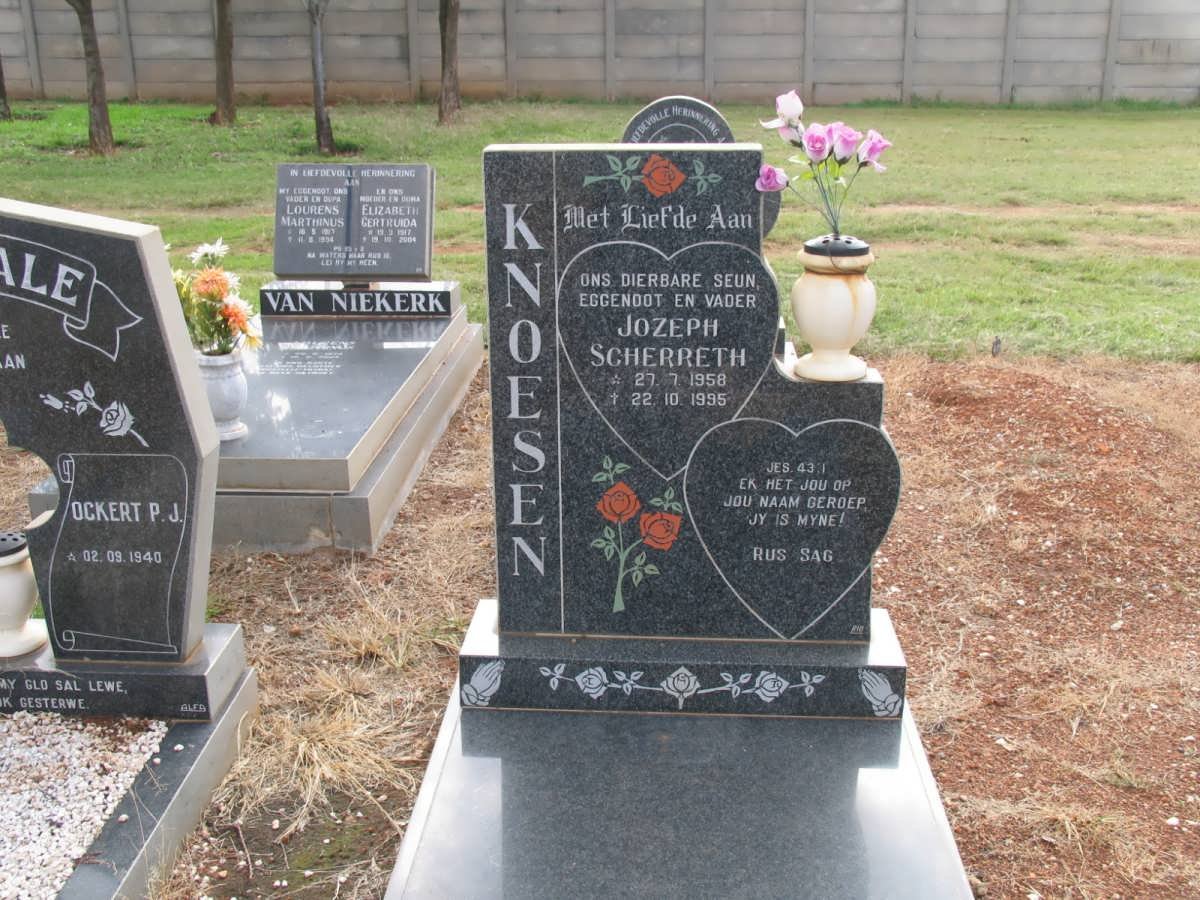 KNOESEN Jozeph Scherreth 1958-1995
