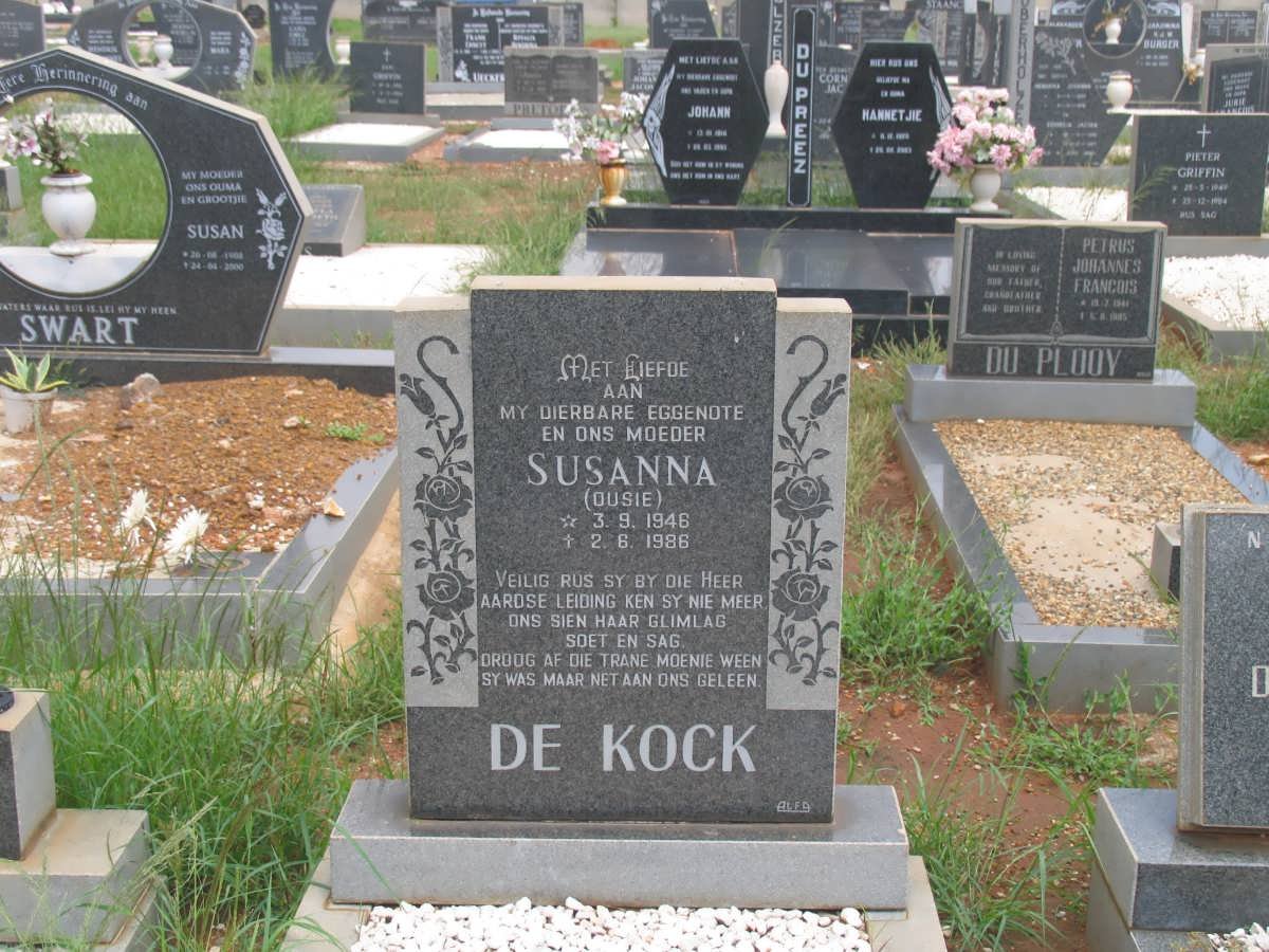 KOCK Susanna, de 1946-1986