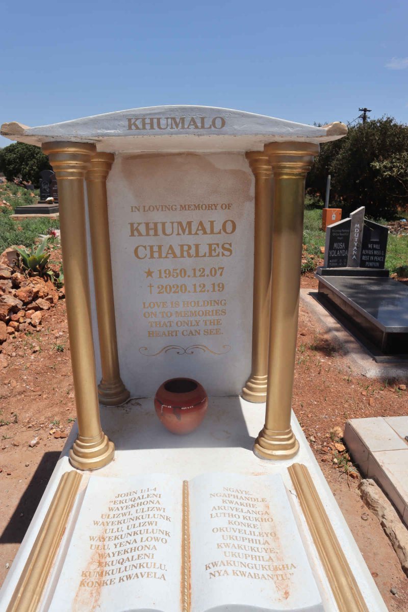 KHUMALO Charles 1950-2020