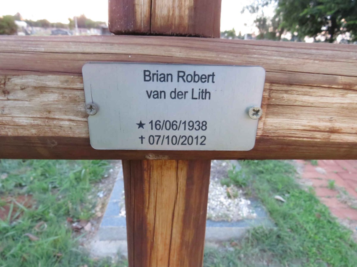 LITH Brian Robert, van der 1938-2012