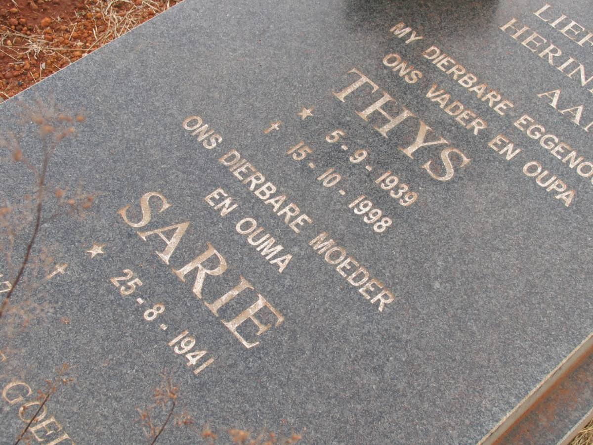 LOUW Thys 1939-1998 & Sarie 1941- _2