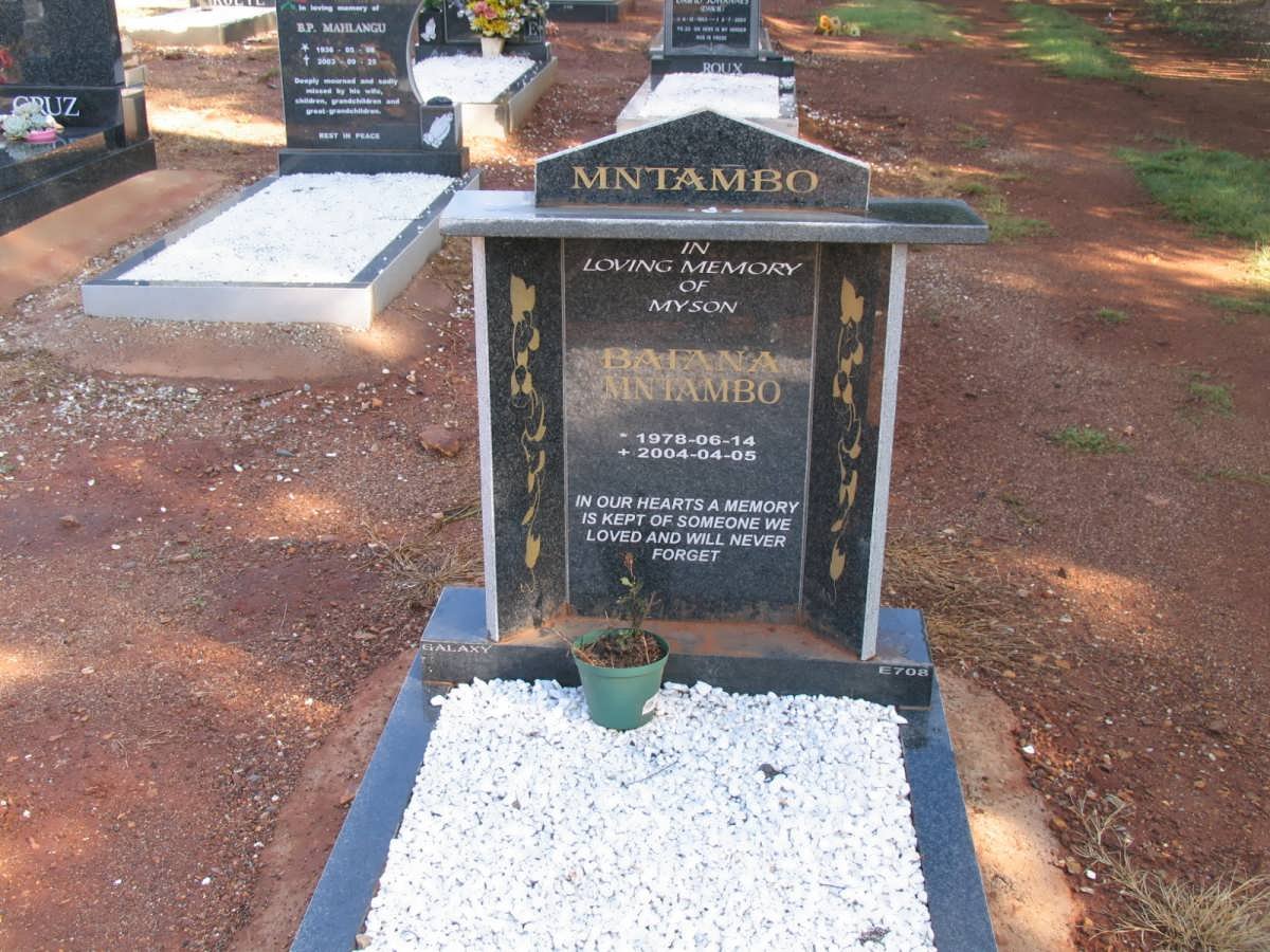 MNTAMBO Bafana 1978-2004