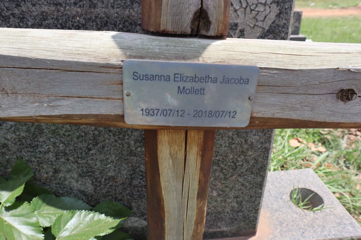 MOLLETT Susanna Elizabertha Jacoba 1937-2018