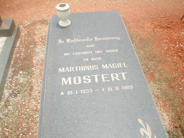 MOSTERT Marthinus Magiel 1933-1989
