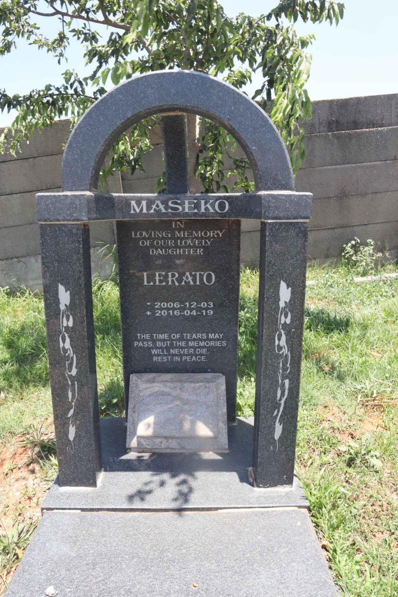 MASEKO Lerato 2006-2016