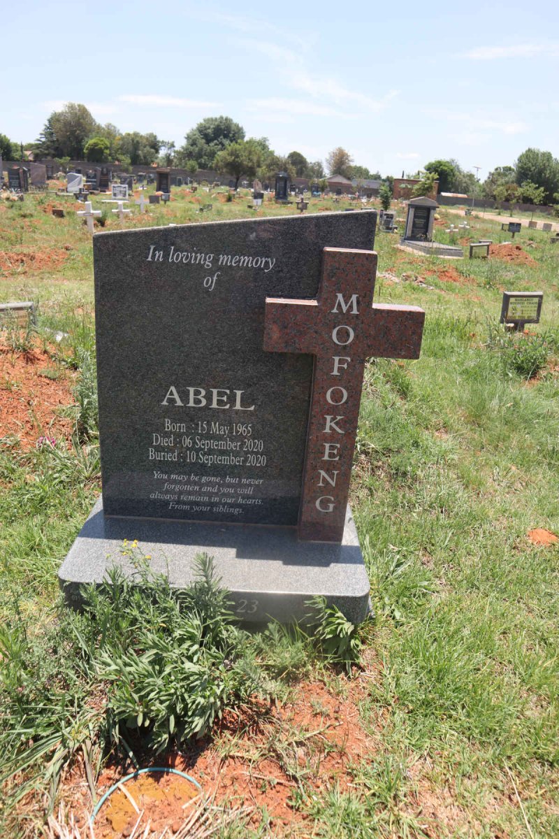 MOFOKENG Abel 1965-2020