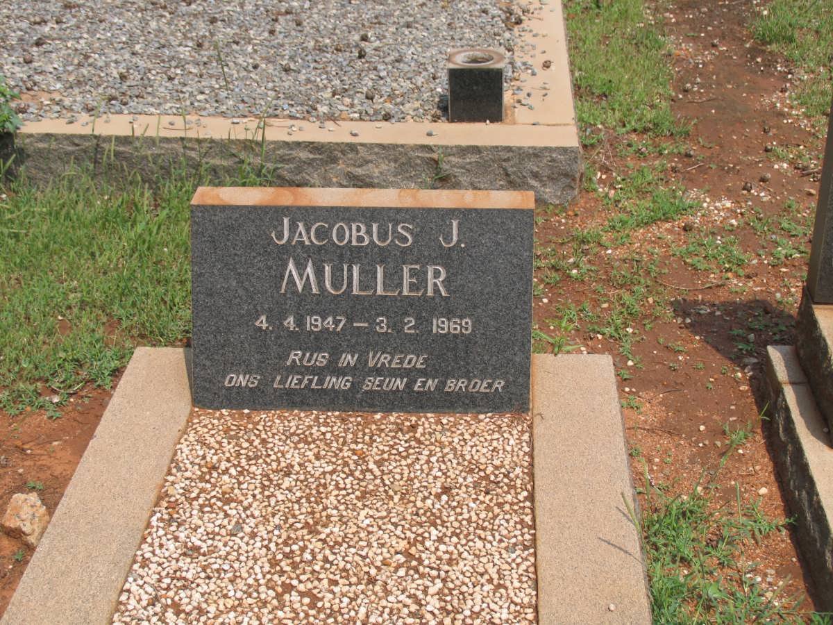 MULLER Jacobus J. 1947-1969