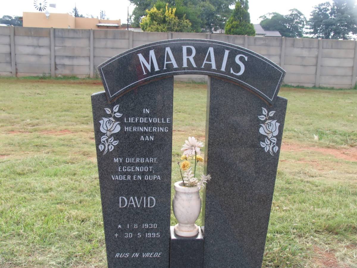 MARAIS David 1930-1995