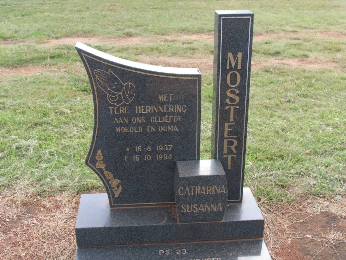 MOSTERT Catharina Susanna 1937-1994