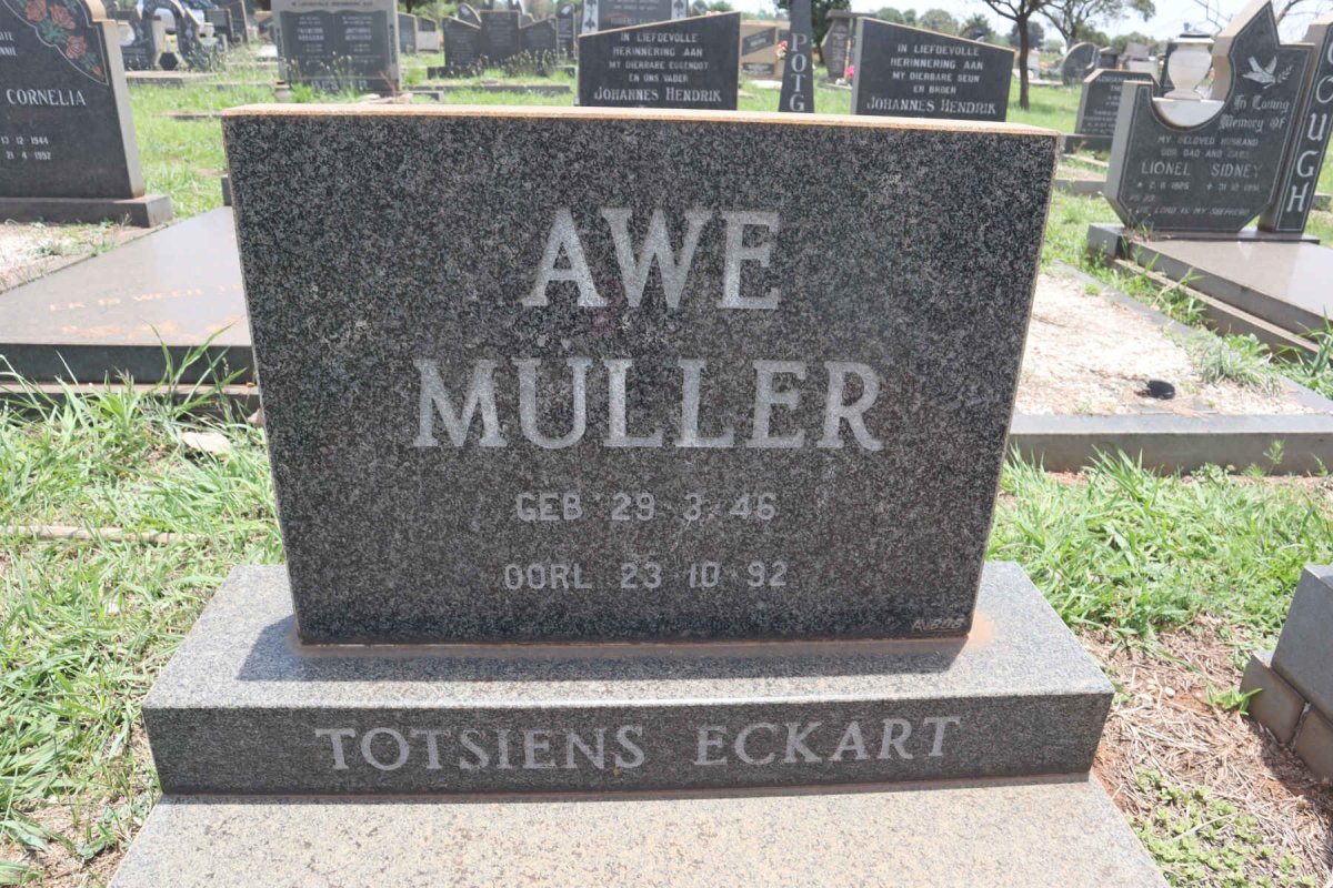 MULLER A.W.E. Eckart 1946-1992