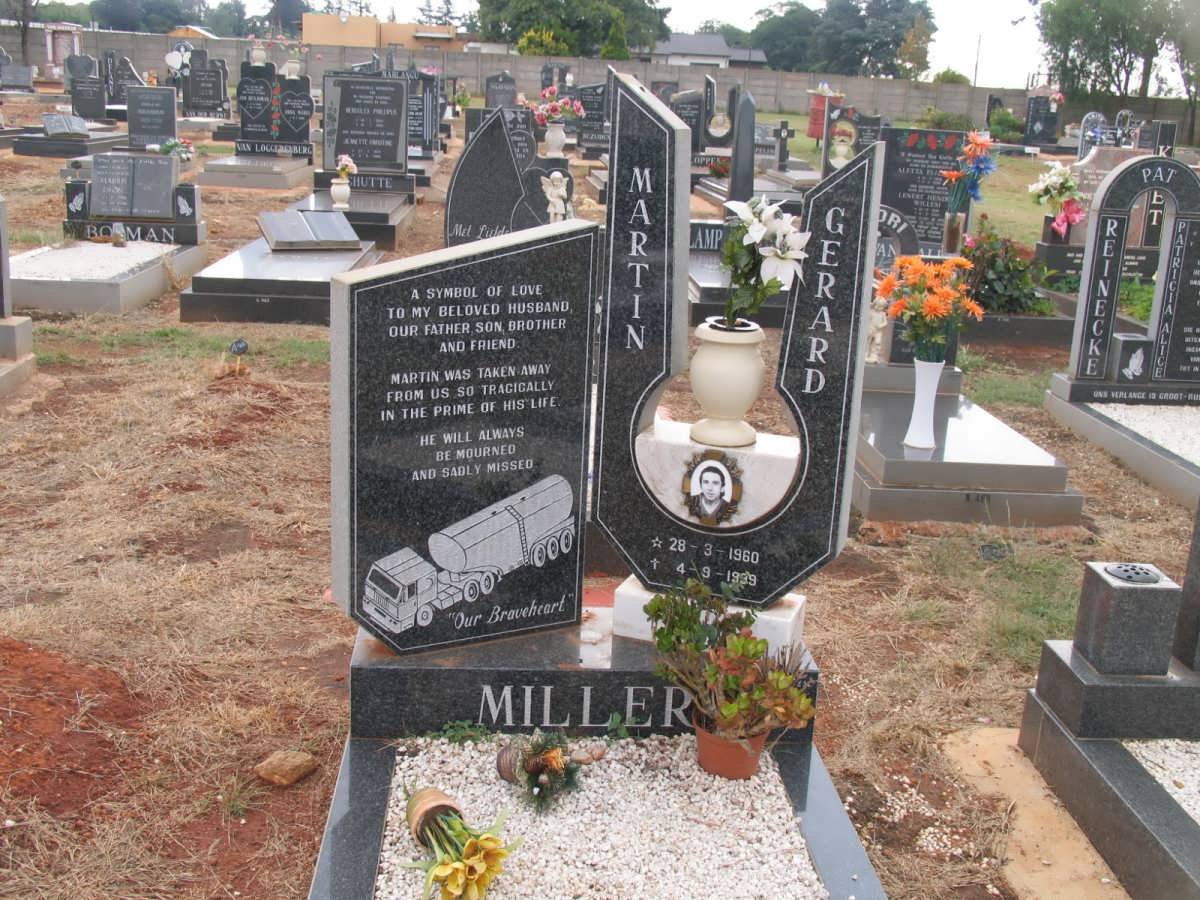 MILLER Martin Gerard 1960-1999