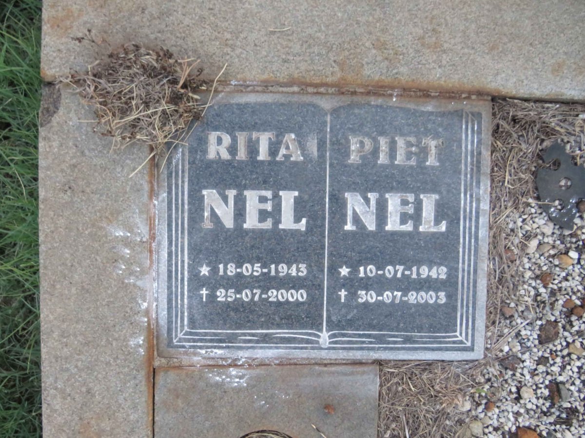 NEL Piet 1942-2003 & Rita 1943-2000