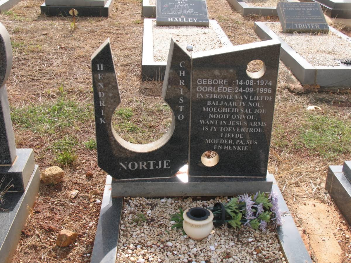 NORTJE Hendrik Christo 1974-1996