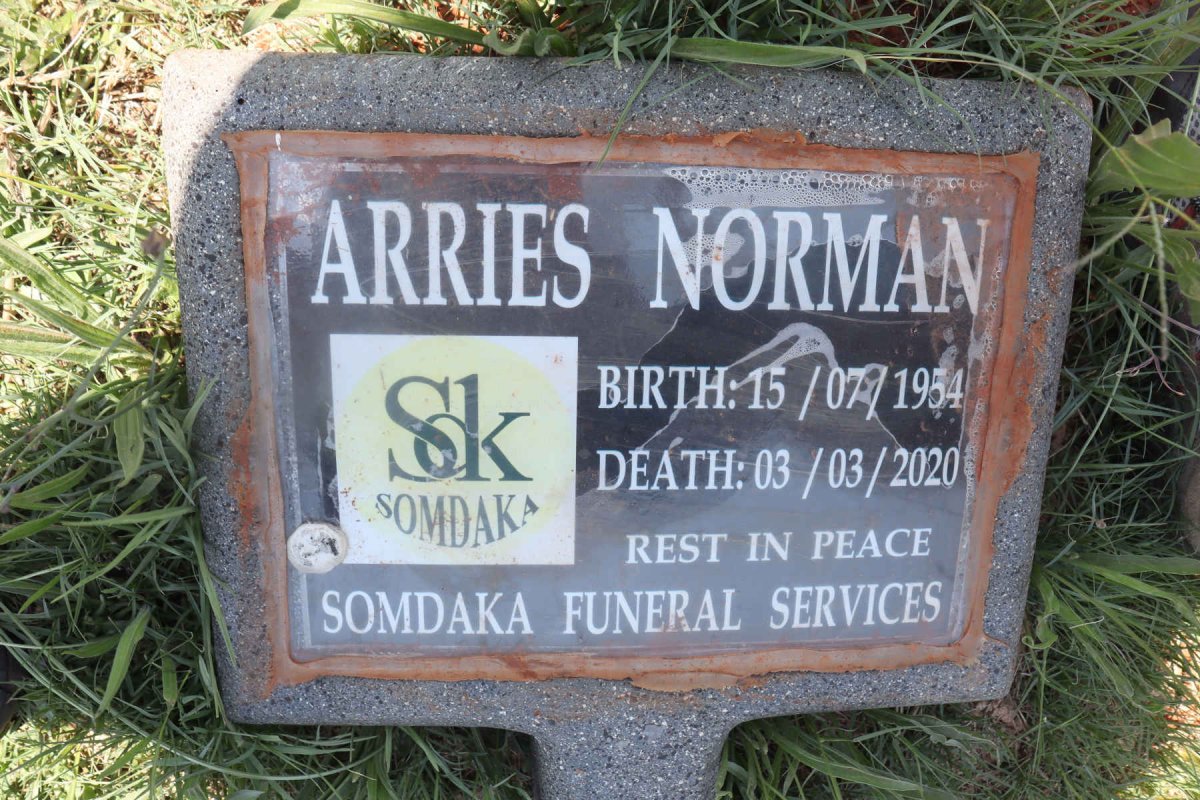 NORMAN Arries 1954-2020