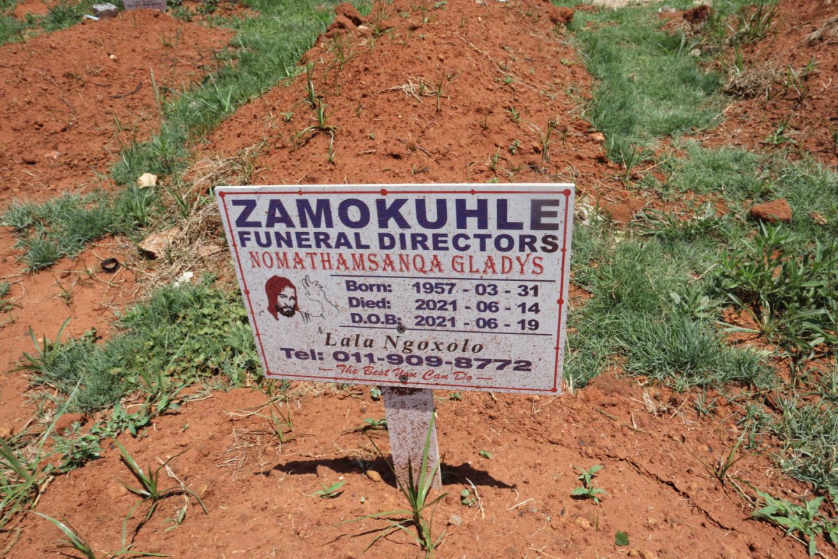 NOMATHAMSANQA Gladys 1957-2021