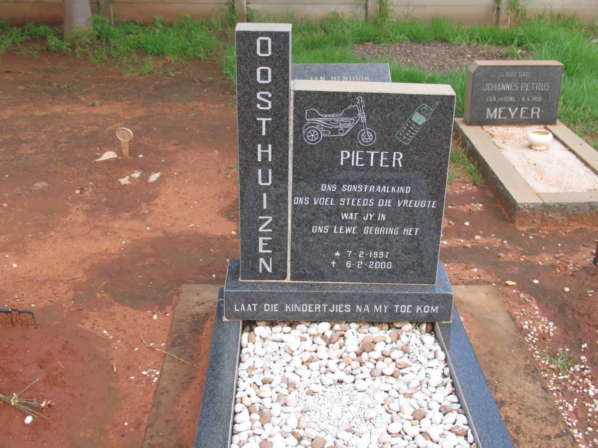 OOSTHUIZEN Pieter 1997-2000