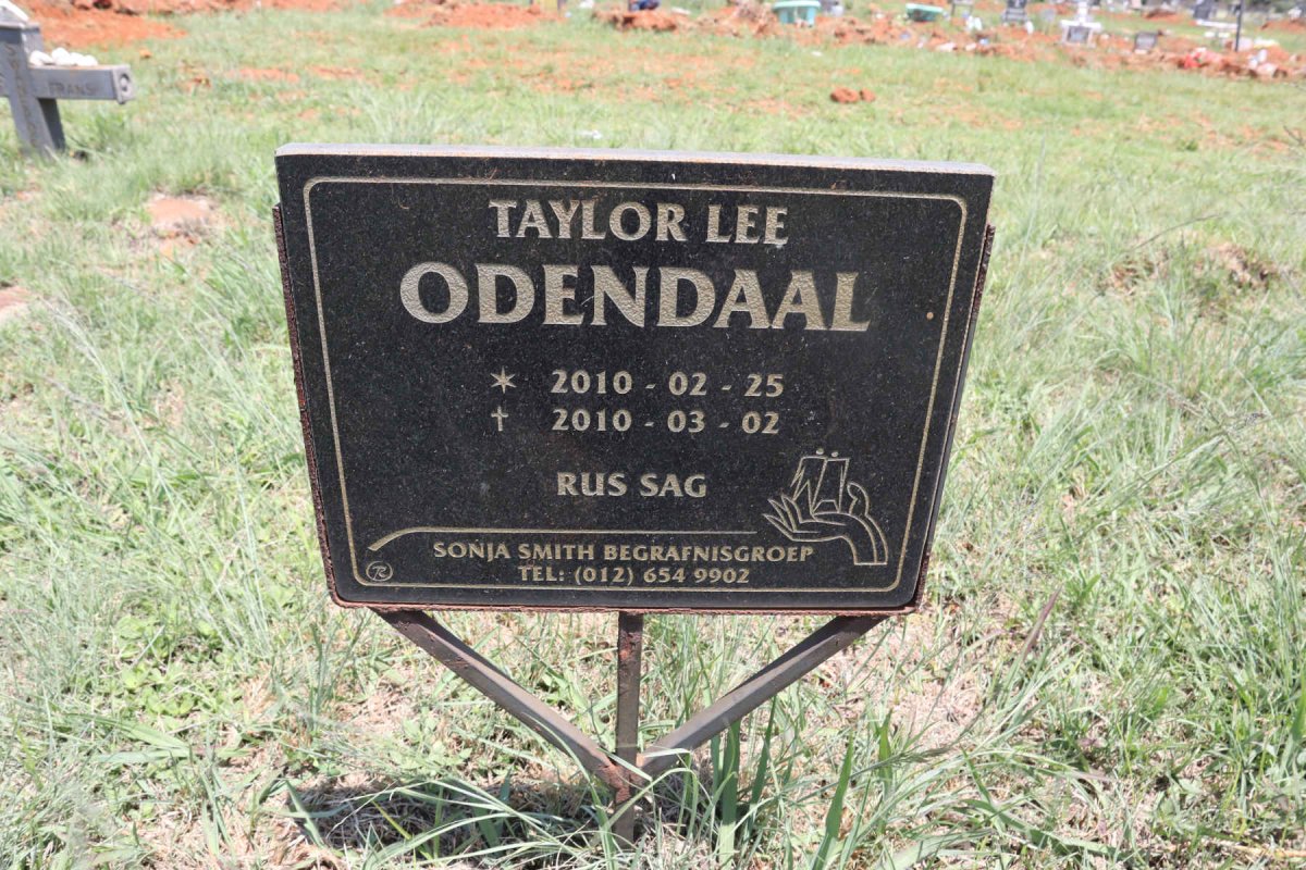 ODENDAAL Taylor Lee 2010-2010