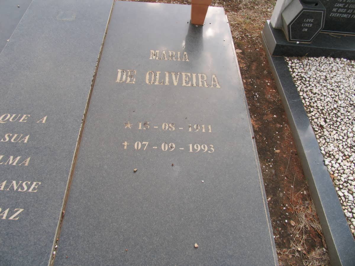OLIVEIRA Maria, de 1911-1993