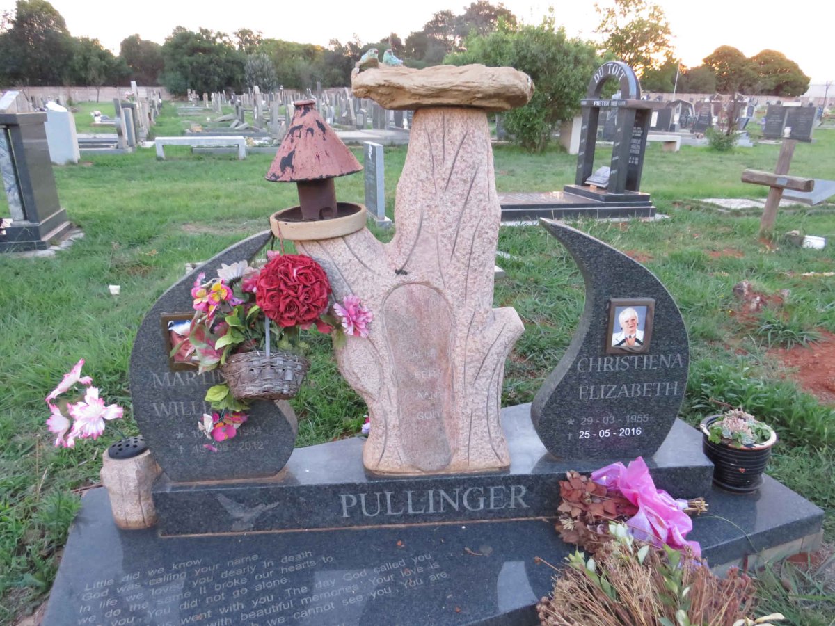 PULLINGER Christiena Elizabeth 1955-2016 :: PULLINGER Martin William 1984-2012 _1