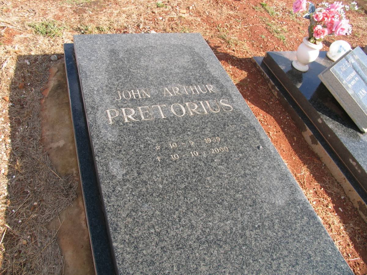 PRETORIUS John Arthur 1939-2000